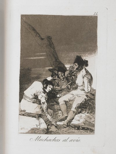 Platte aus Los Caprichos, 1797-1798 von Francisco de Goya